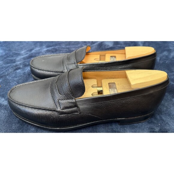 JM Weston 180 Loafer in Black Lizard - 10.5CEU/11US - Picture 10 of 10